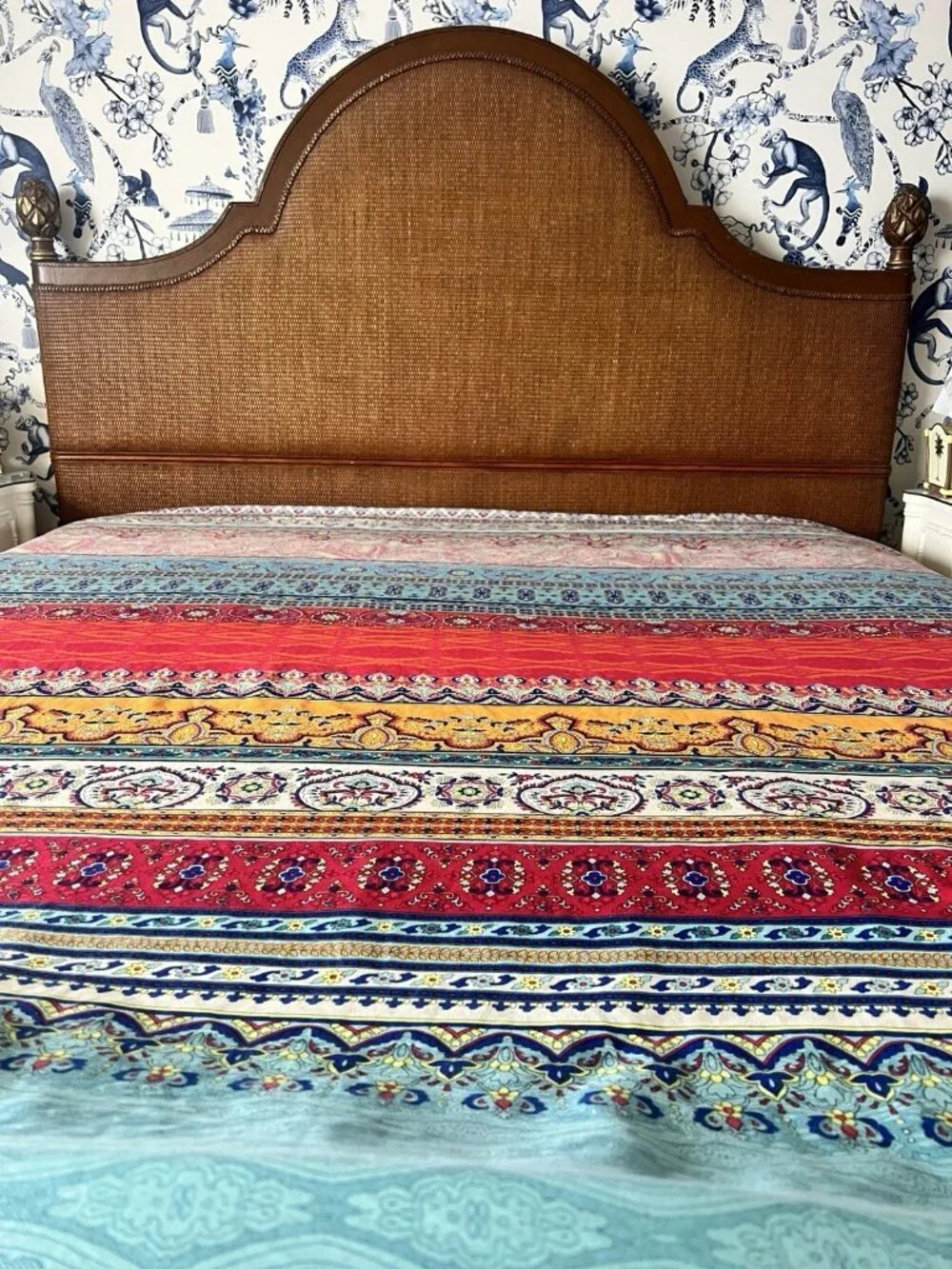 Stripe Bohemian KING QUEEN Duvet Cover 100